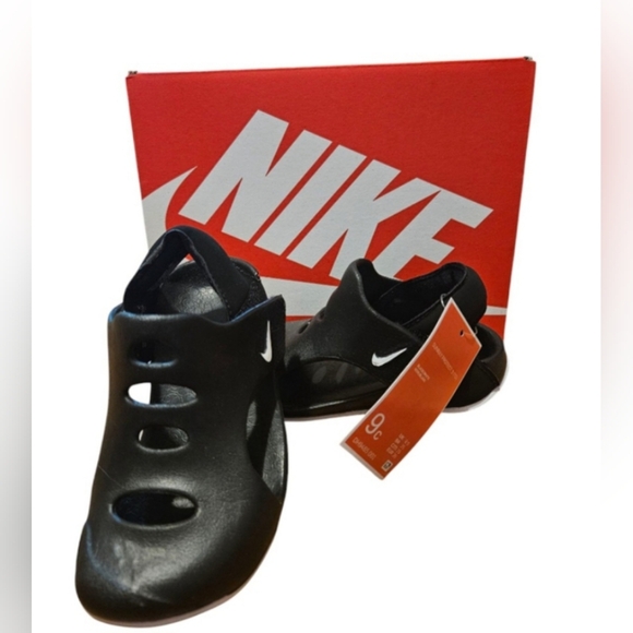 Nike Sunray Protect 3 Sandals Toddler Boys Size 9C Black New in Box - Picture 1 of 11